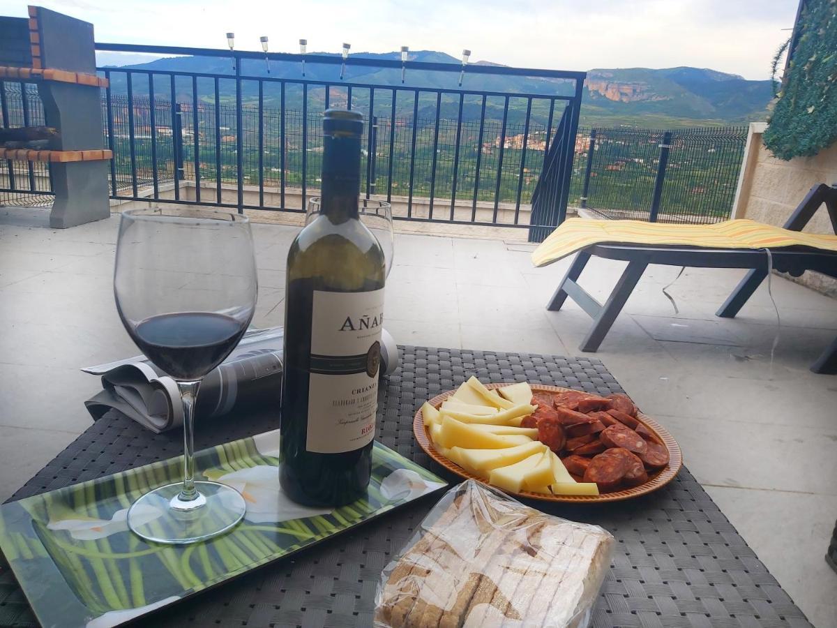 Chalet El Mirador Del Valle Barbacoa By Apartamentos Logrono Nalda Zewnętrze zdjęcie